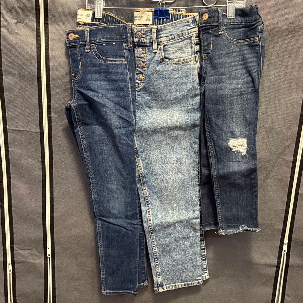 Abercrombie Stylish Blue Denim Girls Jeans 5/6 long